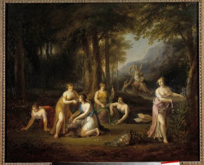 Pluto entführt Proserpina Gemälde von Angelica Kauffman (1740-1807) 18. Jahrhundert. Tours Museum der Schönen Künste von Angelica Kauffmann