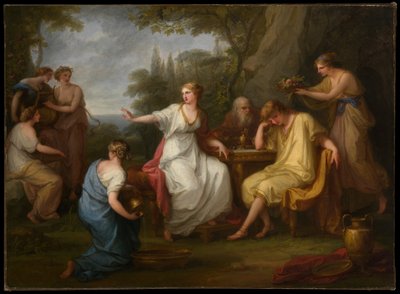 Der Kummer des Telemachus von Angelica Kauffmann