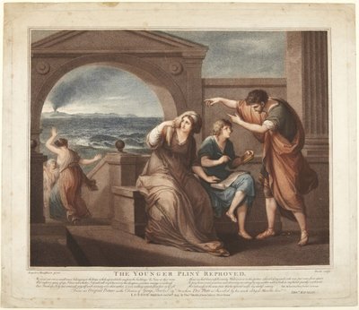 Der jüngere Plinius wird getadelt von Angelica Kauffmann