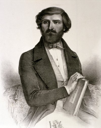 Porträt von Giuseppe Fortunino Francesco Verdi von Angelo Balestra