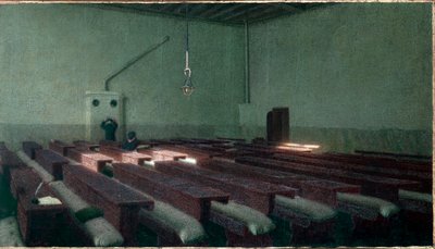 Weihnachten im Altenheim Pio Albergo Trivulzio in Mailand von Angelo Morbelli