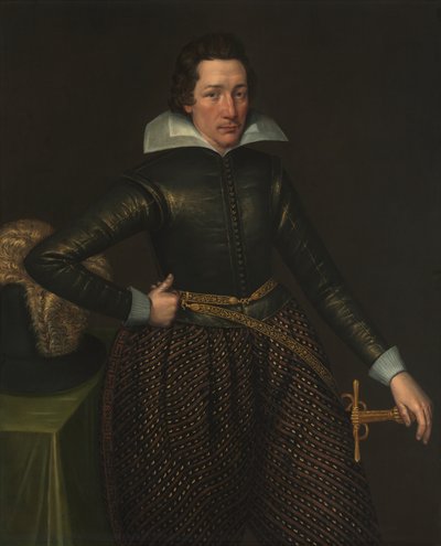 Porträt eines Mannes, um 1610 von Anglo Netherlands School