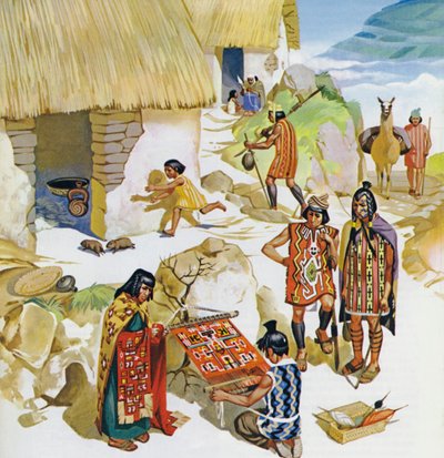 Heim in Peru, um 100 n. Chr. von Angus McBride