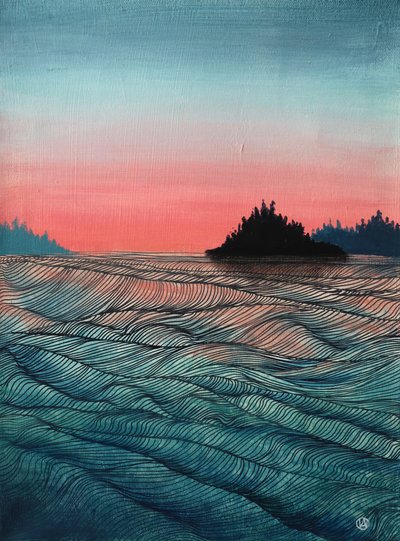 Abendlicht 4 von Ania Witwitzka