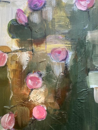 Rosa Blumenimpressionen von Anna-Karin Bergius