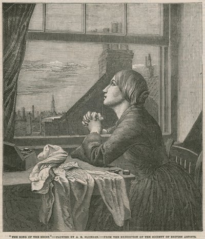 Das Lied des Hemdes - gemalt von A. E. Blunden von Anna E. Blunden