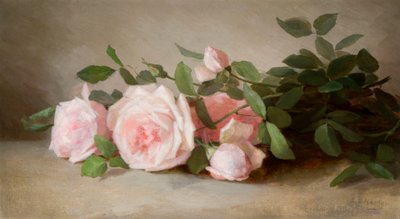 Stillleben mit Rosen 1880 von Anna Eliza Hardy