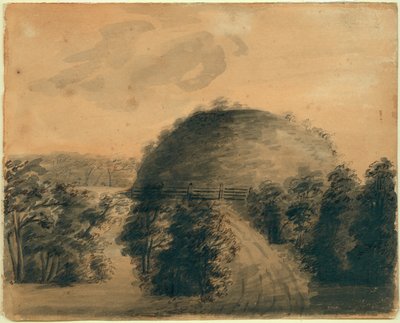 Zeichnung des Big Mound von Anna Maria Von Phul von Anna Maria von Phul