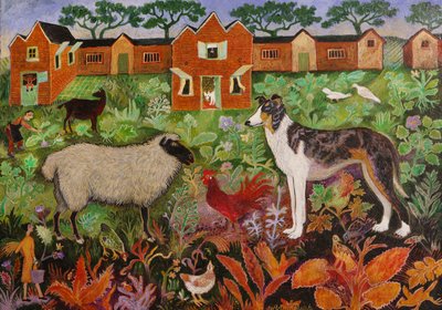 Roter Hahn, 2019 von Anna Pugh