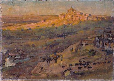 Toledo Spanien, Nachmittagssonne von Anna Richards Brewster