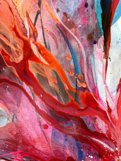 Dynamische flüssige Farben von Anna Viklund