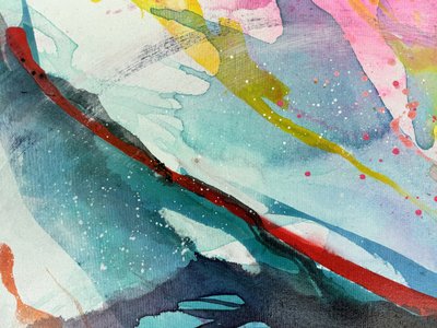 Lebhafte flüssige Farben von Anna Viklund