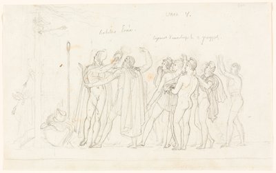 Das Bogenschießen, aus der Aeneis, Buch V von Anne-Louis Girodet de Roucy-Trioson