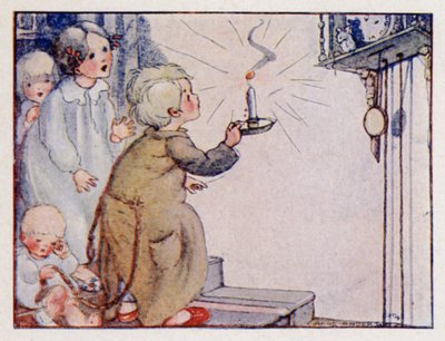 Kinderreim: Hickory, Hickory, Dock! von Anne (after) Anderson