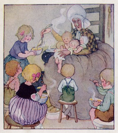 Kinderreim: Es war eine alte Frau, die in einem Schuh lebte von Anne (after) Anderson
