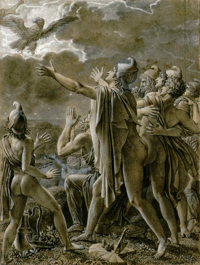 Äneas und seine Gefährten in Latium, 1791-1793 von Anne Louis Girodet de Roucy Trioson