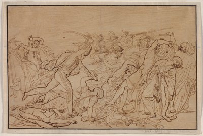 Studie für den Aufstand von Kairo, 1810 von Anne Louis Girodet de Roucy Trioson