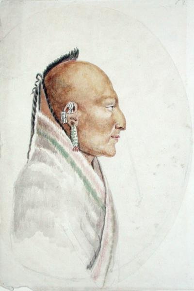 Cachasunghia, Häuptling der Kleinen Osage von Anne Marguerite Hyde de Neuville