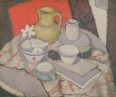 Stillleben auf dem Tisch von Anne Redpath
