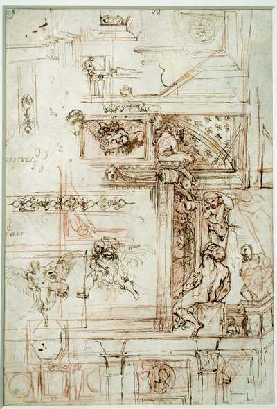 Entwurf für die Farnese-Galerie von Annibale Carracci