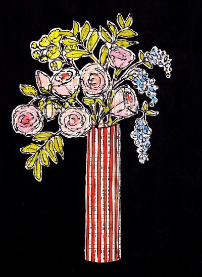 Lebendige Blumenvase von Annick