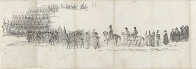 Beerdigung des verstorbenen Königs Wilhelm II. in Delft am 4. April 1849 von Anonymous