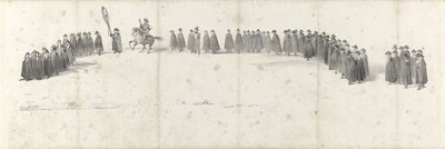 Beerdigung des verstorbenen Königs Wilhelm II. in Delft am 4. April 1849 von Anonymous