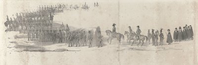 Beerdigung des verstorbenen Königs Wilhelm II. in Delft am 4. April 1849 von Anonymous