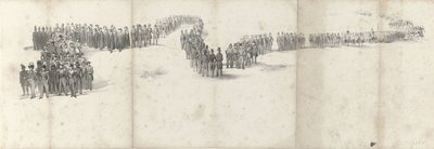 Beerdigung des verstorbenen Königs Wilhelm II. in Delft am 4. April 1849 (Blatt 5) von Anonymous