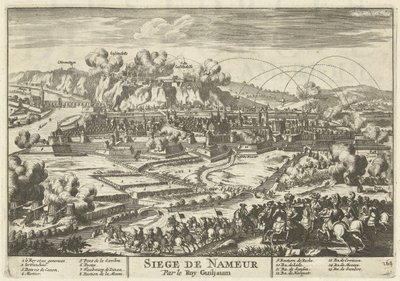 Belagerung von Namur durch König Wilhelm III., 1695 von Anonymous