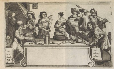 Der Franzose und der Holländer, 1673 von Anonymous