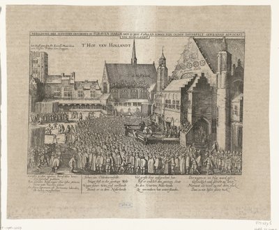 Die Enthauptung von Johan van Oldenbarnevelt, 1619 von Anonymous