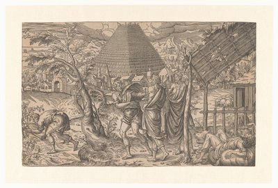 Trunkenheit Noahs und Turm von Babel von Anonymous