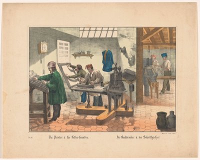 Der Buchdrucker & der Schriftgießer von Anonymous