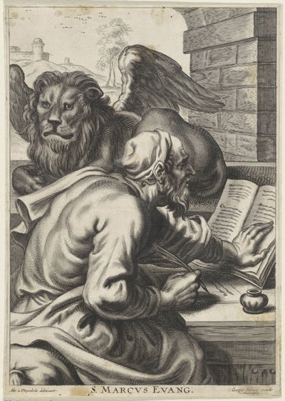 Evangelist Markus S. Marcus Evang (Titel auf Objekt) von Anonymous