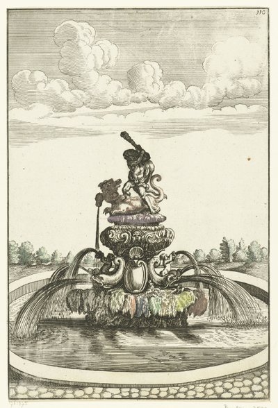 Brunnen mit Herkules und Ladon von Anonymous