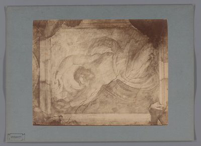 Die Trennung von Licht und Dunkelheit (Michelangelo, Sixtinische Kapelle) von Anonymous