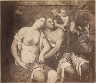 Venus und Adonis (nach Paris Bordone) von Anonymous