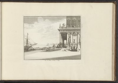 Ansicht des Palazzo Colinga in Venedig von Anonymous