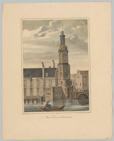 Ansicht des Muntturms in Amsterdam von Anonymous