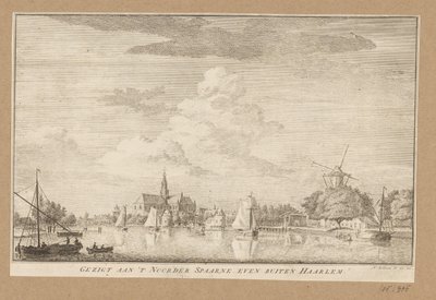 Ansicht des Noorder Spaarne bei Haarlem von Anonymous
