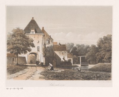 Ansicht auf das Stadttor von Schoonhoven von Anonymous