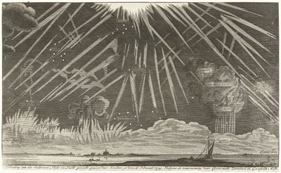 Himmelserscheinungen, 1729 von Anonymous