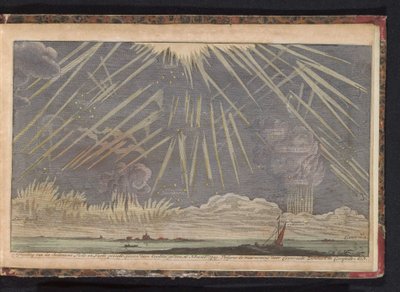 Himmelserscheinungen, 1729 von Anonymous