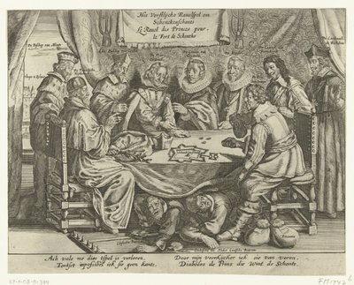 Das Spiel um Schenckenschans, 1635-1636 von Anonymous