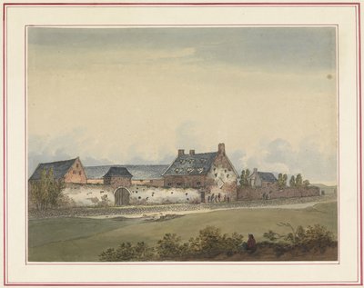 Bauernhof La Haye-Sainte in Mont-Saint-Jean von Anonymous