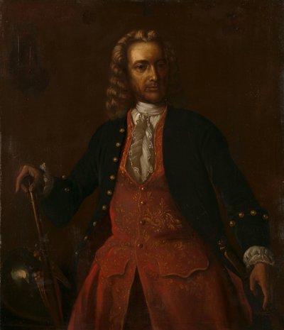 Jacob Mossel (1750-1761), Porträt von Jacob Mossel, Generalgouverneur der Niederländischen Ostindien-Kompanie von Anonymous