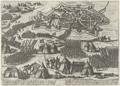 Belagerung und Einnahme von Kamerijk durch Fuentes, 1595 von Anonymous