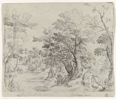 Landschaft mit Venus, die um den Tod von Adonis trauert von Anonymous