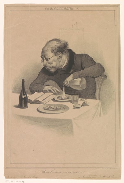 Lesender Mann von Anonymous